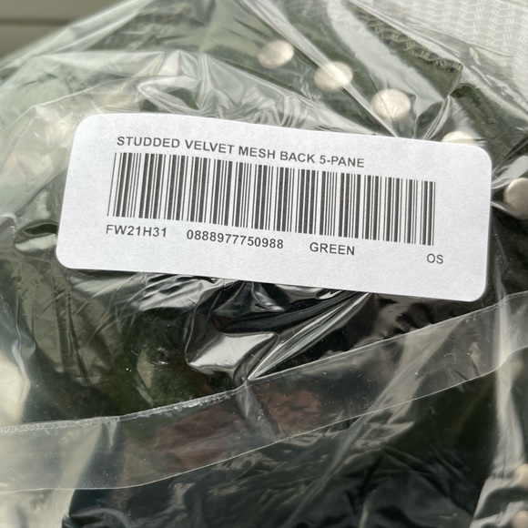 Supreme Velvet Studded Mesh 5 Panel Hat - Picture 5 of 5